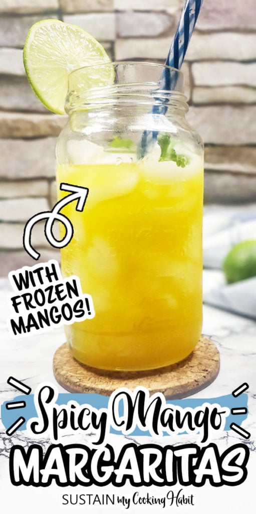 This Mango Margarita Recipe Is Served On The Rocks My Favorite Way