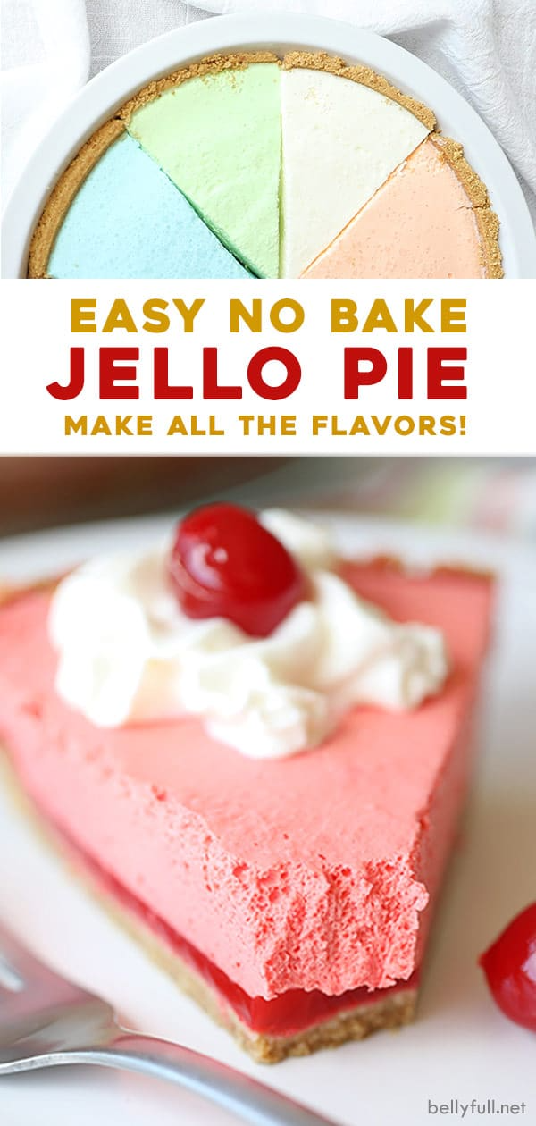 This No Bake Jello Pie Is Crazy Easy Requiring Only 5 Ingredients And 15 Minutes Of Prep No