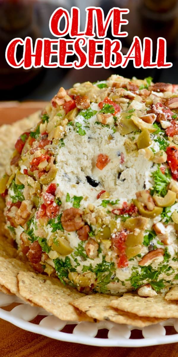 This Olive Cheeseball Is Insanely Good It Is Absolutely Perfect For