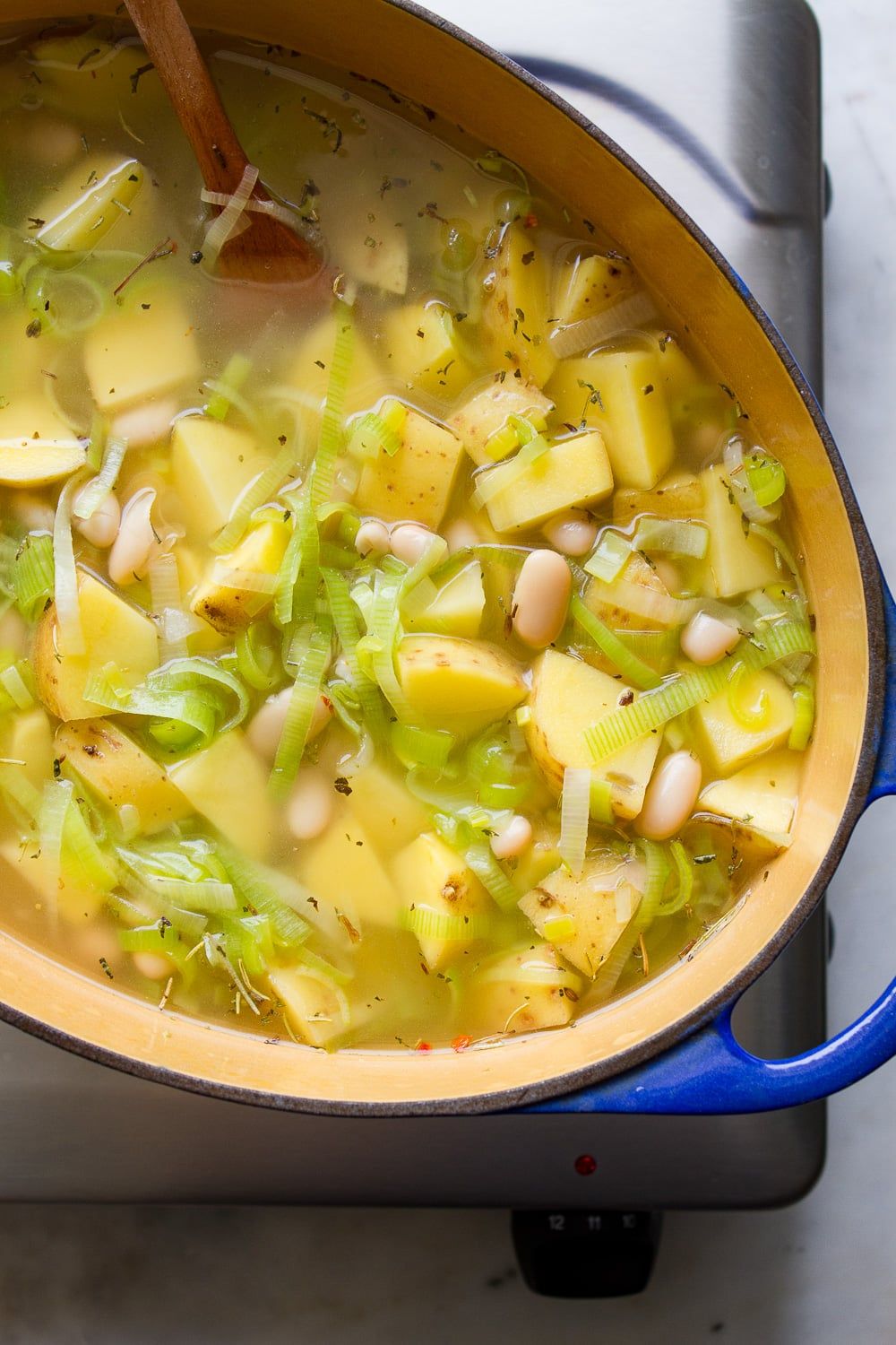 This Potato Leek White Bean Soup Recipe Is Hearty And Healthy