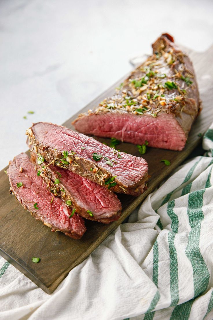 This Recipe For Oven Baked Garlic Rosemary London Broil Is The Easy