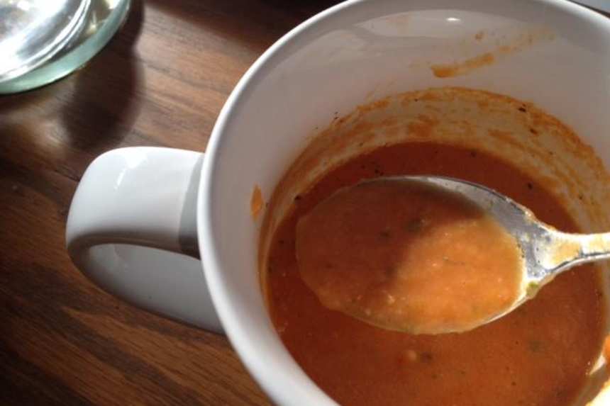 This Recipe For Roasted Tomato Pesto Soup Is A Warm And Flavorful Way