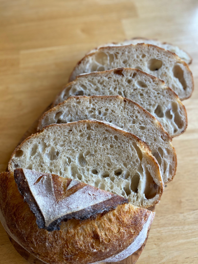 This Recipe Is A Classic White Sourdough Bread That Is Suitable For