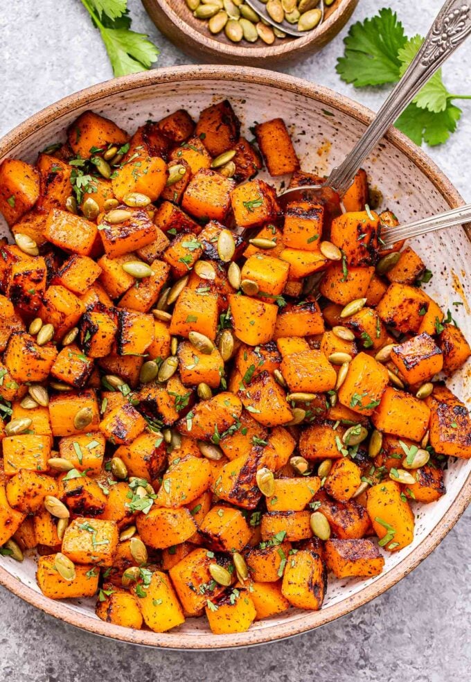 This Roasted Butternut Squash Recipe Is A Healthy Fall Side Dish That S Easy T Sweet