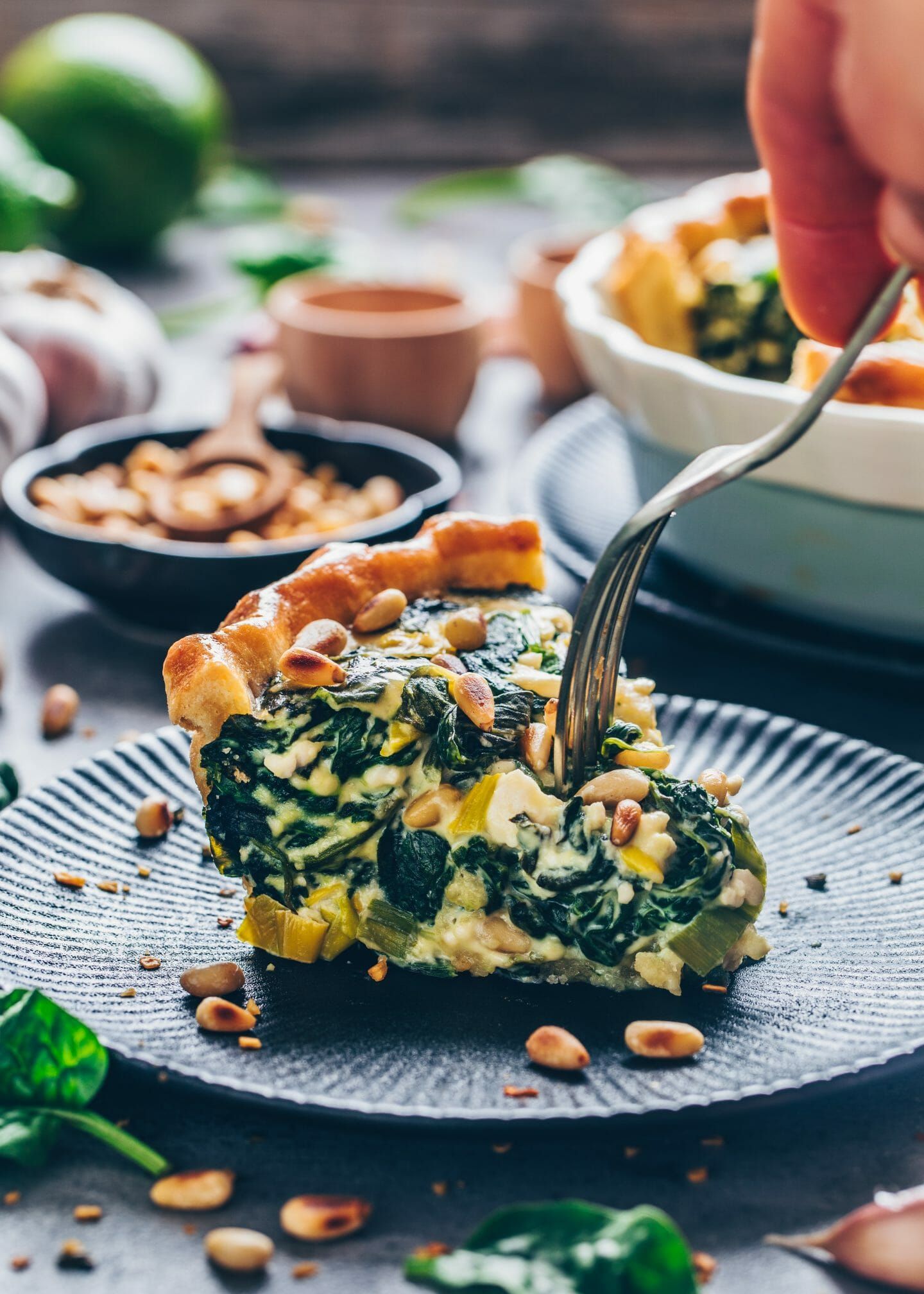 This Vegan Spinach Quiche Is Creamy Cheesy And Totally Delicious It