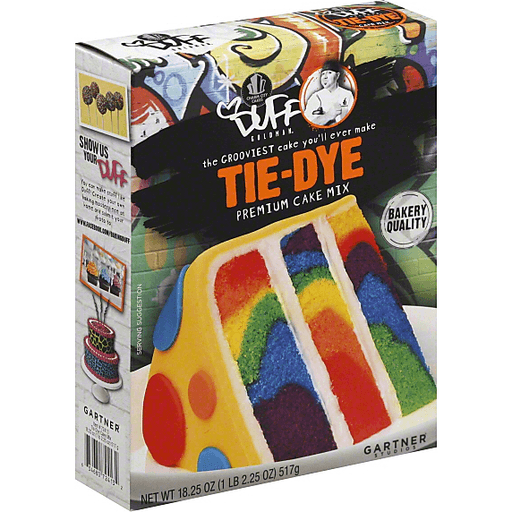 Tie Dye Cake Homeade With Duff Goldman S Cake Mix Duff Goldman Cakes