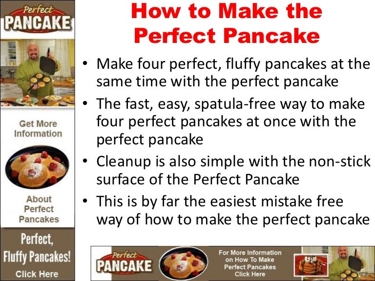 Tips On How To Make The Perfect Pancake