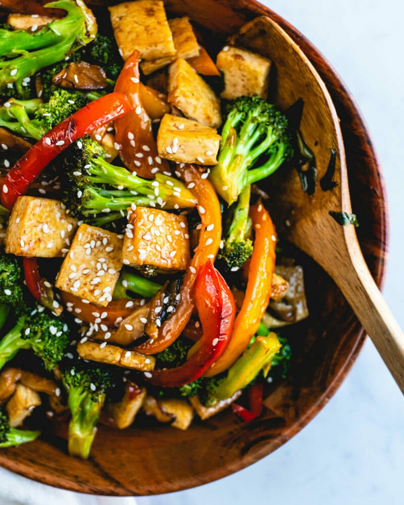 Tofu Stir Fry Simple Fast Vegetarian Recipe Wellplated Com