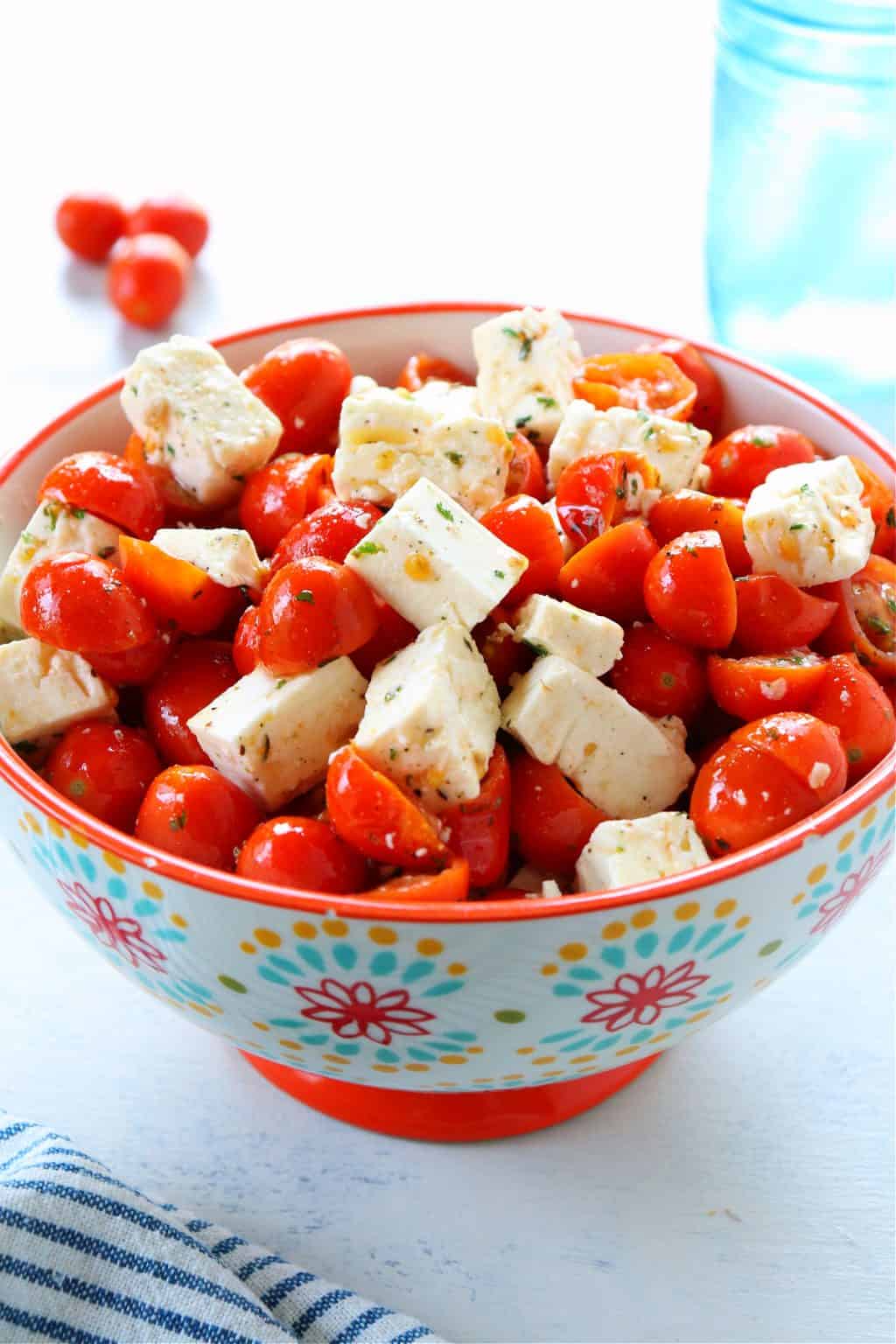 Tomato Feta Salad Crunchy Creamy Sweet