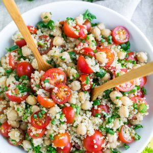 Tomato Quinoa Salad Recipe Vegan And Gluten Free Peas And Crayons