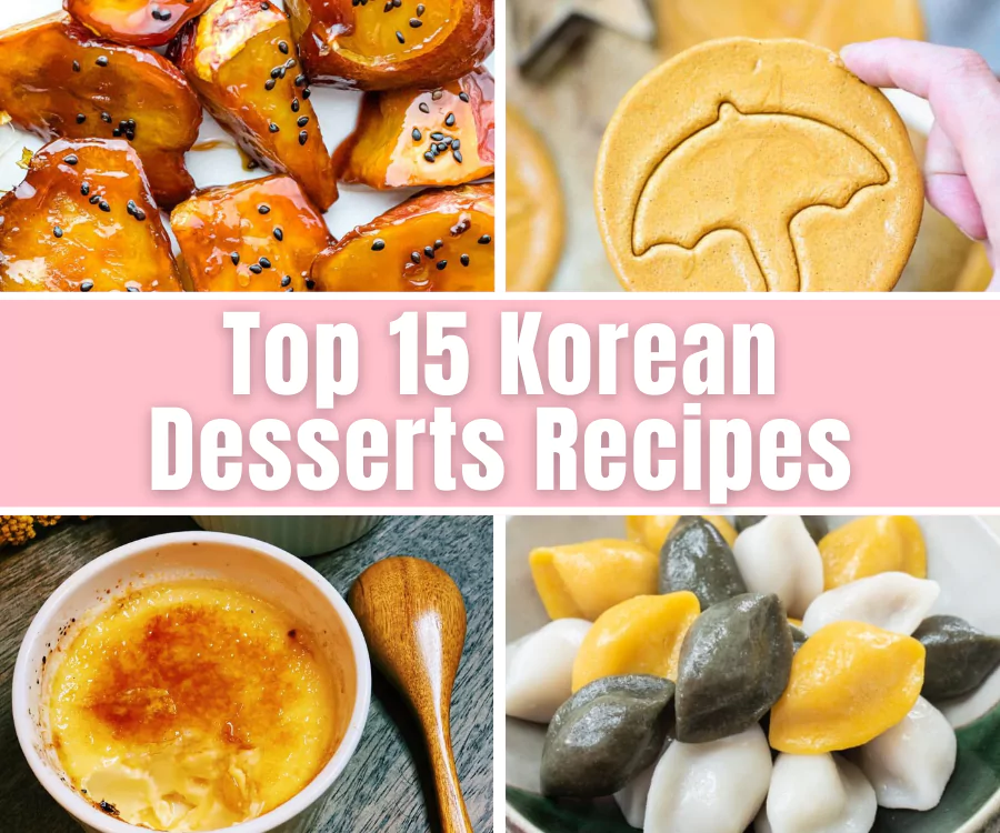 Top 15 Korean Desserts Recipes Wasian Cookery