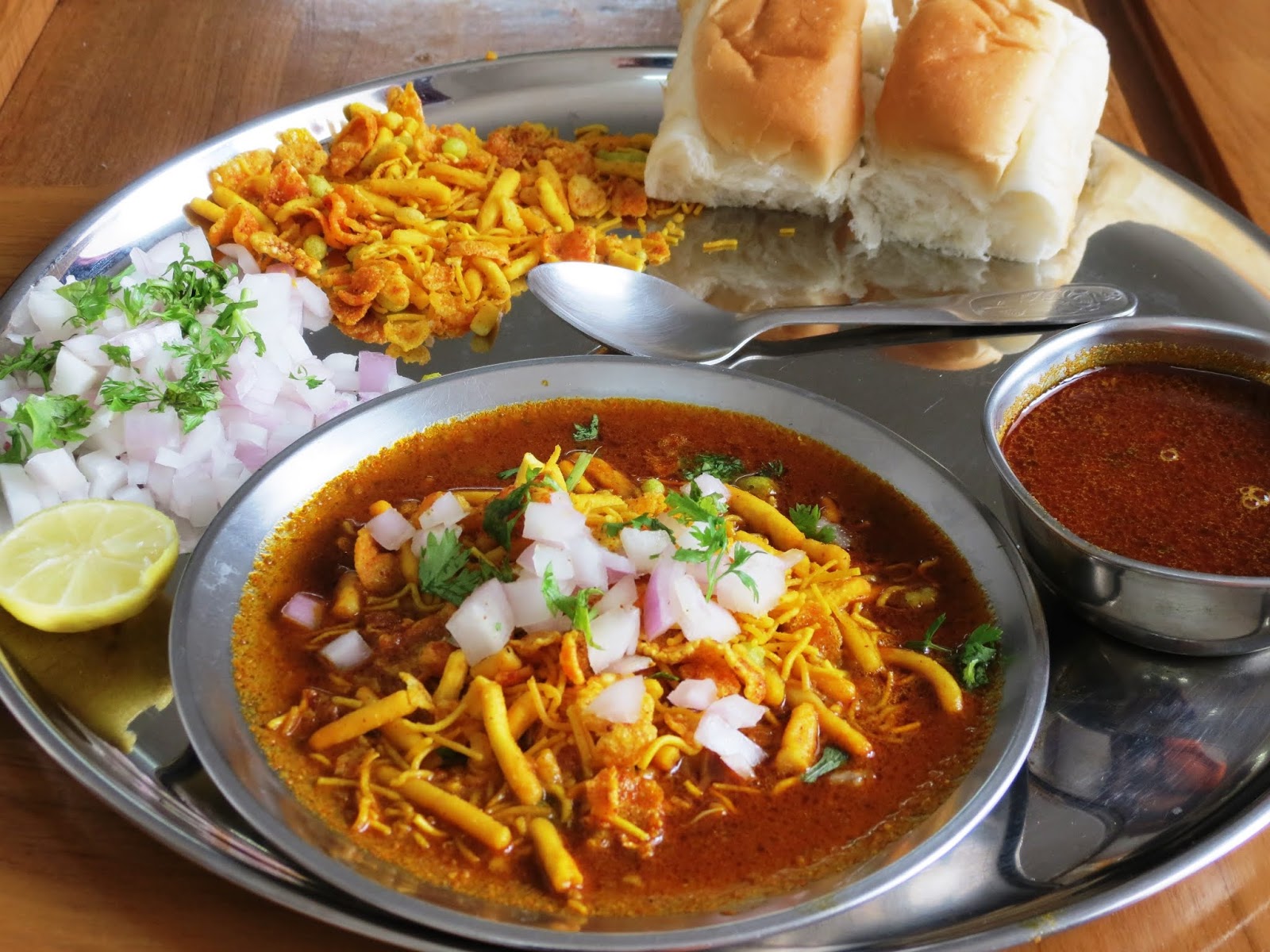 Traditional Misal Pav Recipe Step By Step Whiskaffair