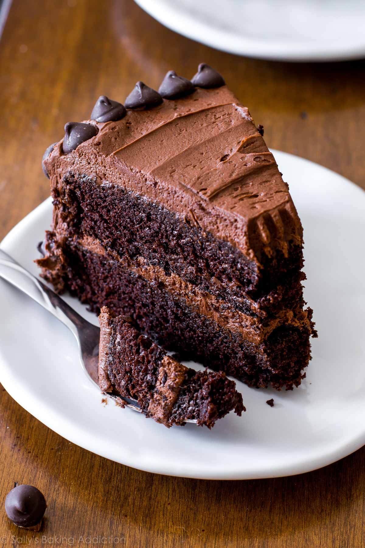 Triple Chocolate Cake Recipe Sally S Baking Addiction