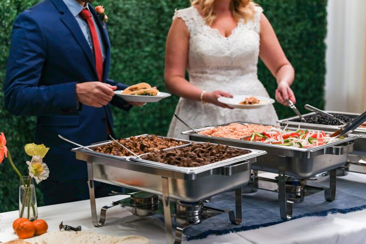 Try A Taco Wedding Bar For Some Fiesta Fun Wedding Food Bars Taco Bar Taco Bar Wedding