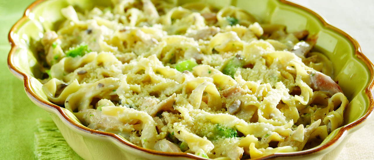 Tuna Noodle Mushroom Casserole Recipe Campbell S Kitchen