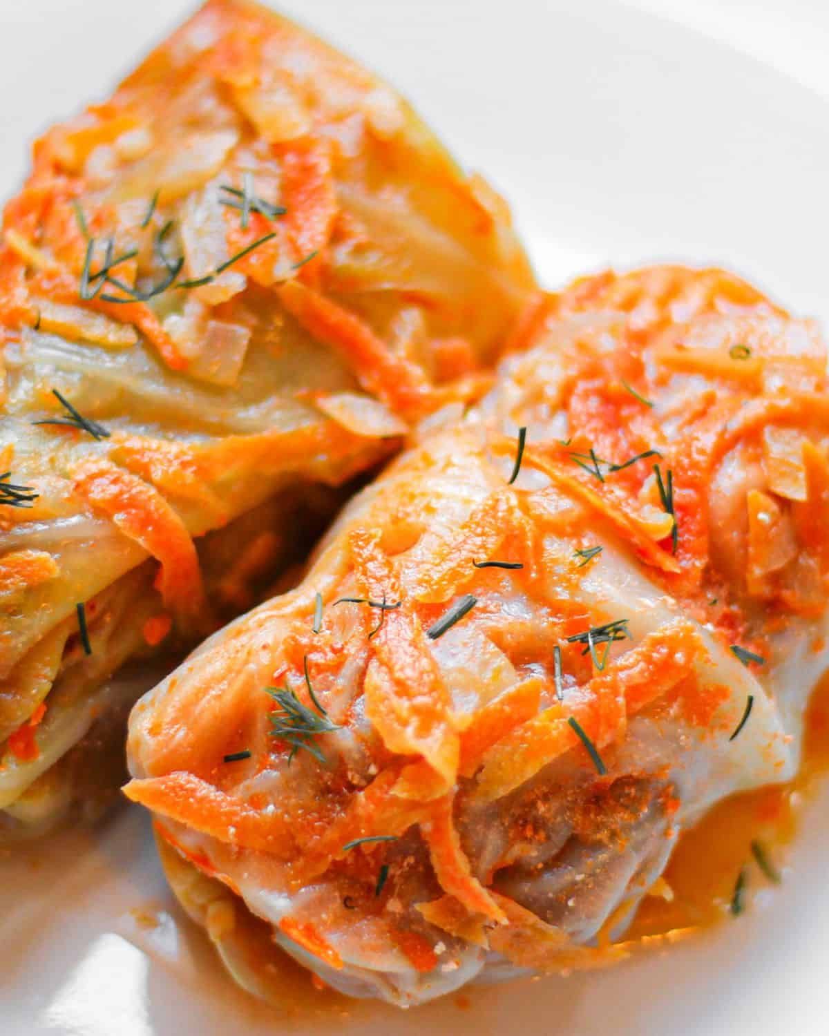 Ukrainian Cabbage Rolls Holubtsi Savas Kitchen