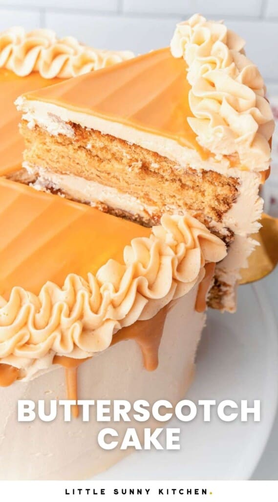 Ultimate Butterscotch Cake Little Sunny Kitchen