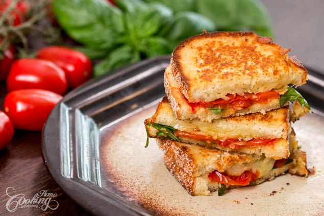 Ultimate Grilled Cheese And Roasted Tomato Sandwich Mealthy Com