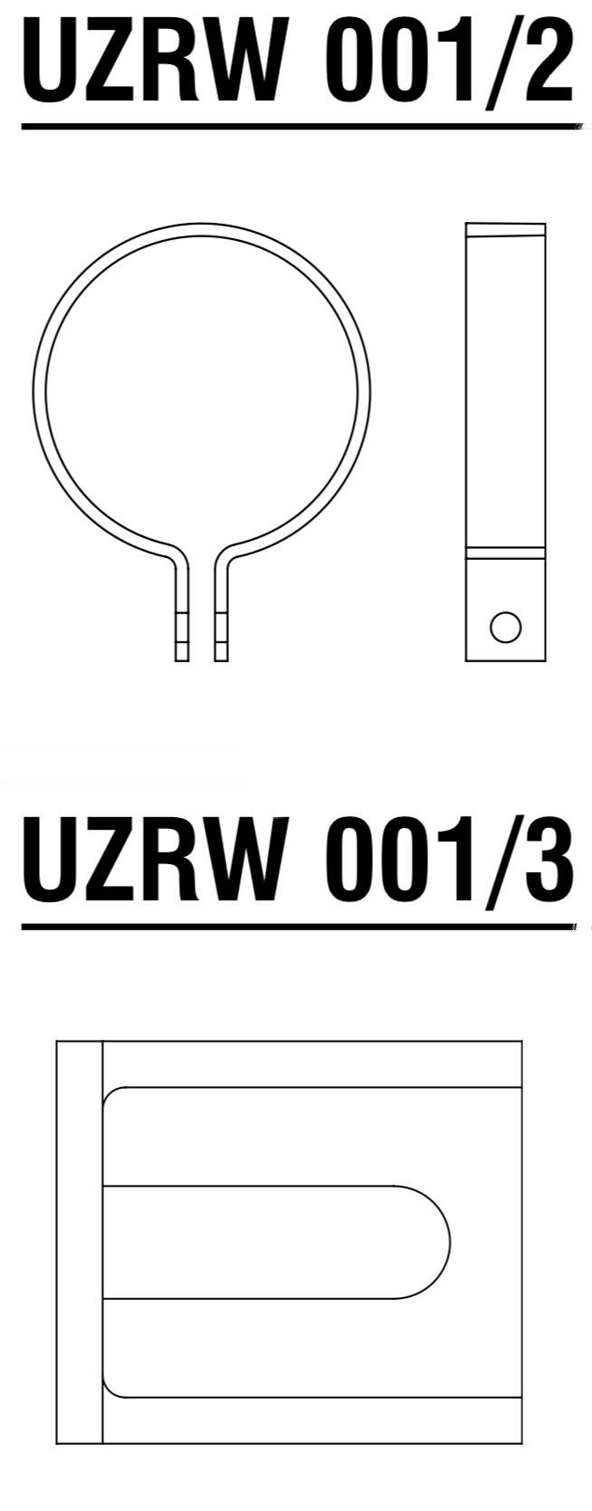 Uzrw 001 Marley Round 68Mm Downpipe Socket Clip And Bracket Backplate Rc251 Conservatory