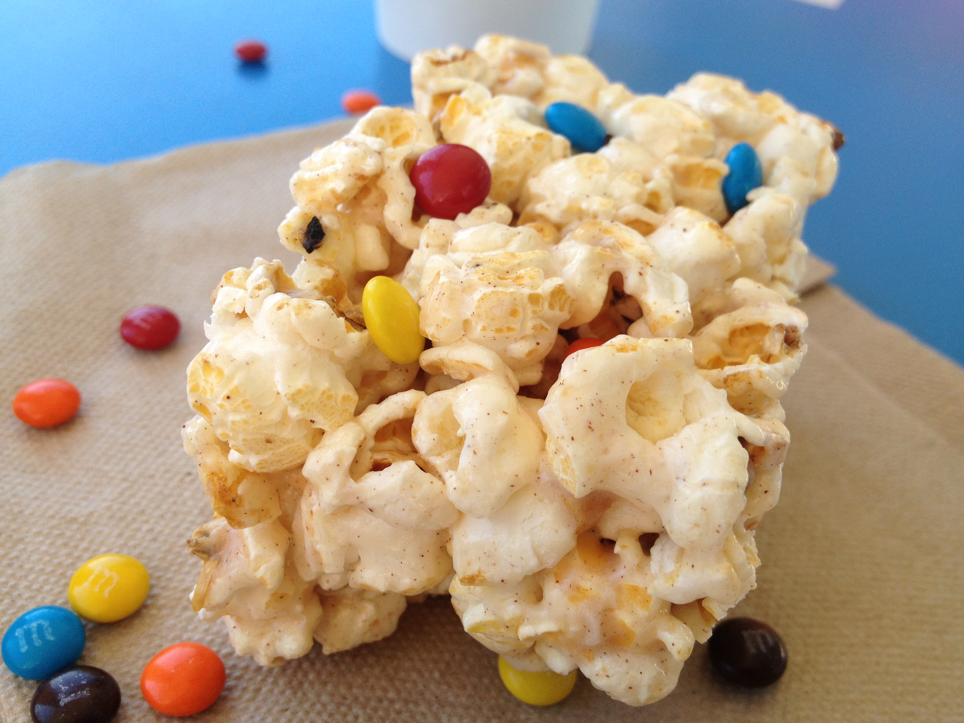 Vanilla Bean Popcorn Crispy Treats