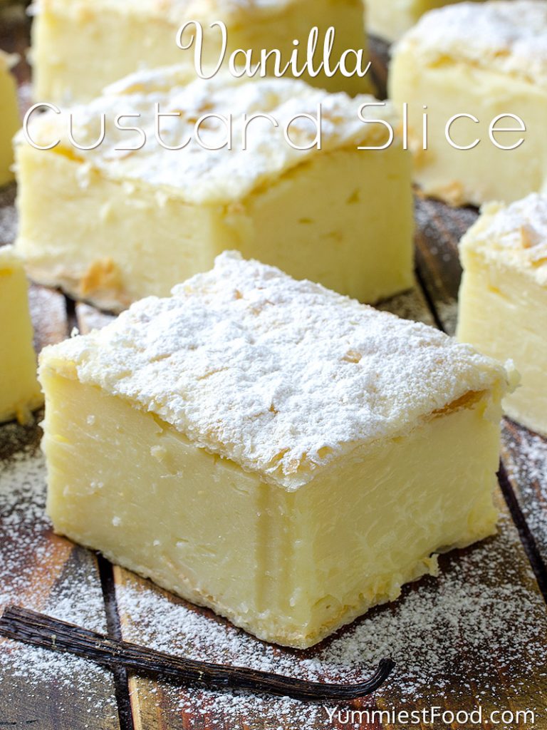 Vanilla Custard Slice Recipe From Yummiest Food Cookbook