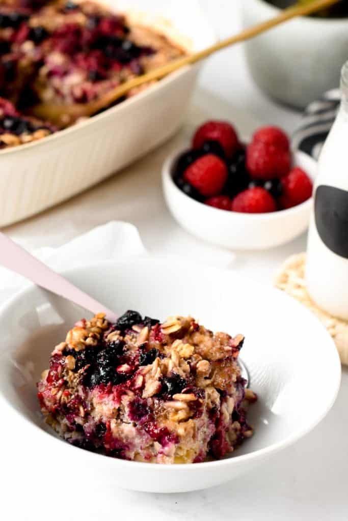 Vegan Baked Oatmeal The Conscious Plant Kitchen