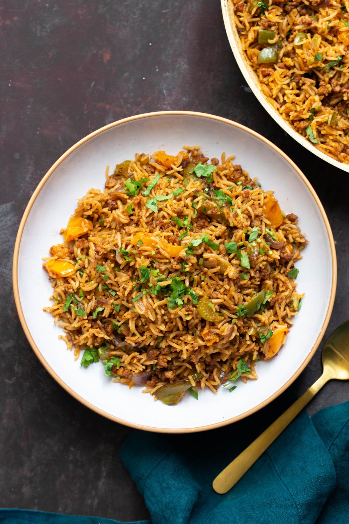 Vegan Cajun Dirty Rice Andsuya