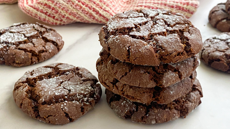 Vegan Gluten Free Almond Crinkle Cookies Recipe