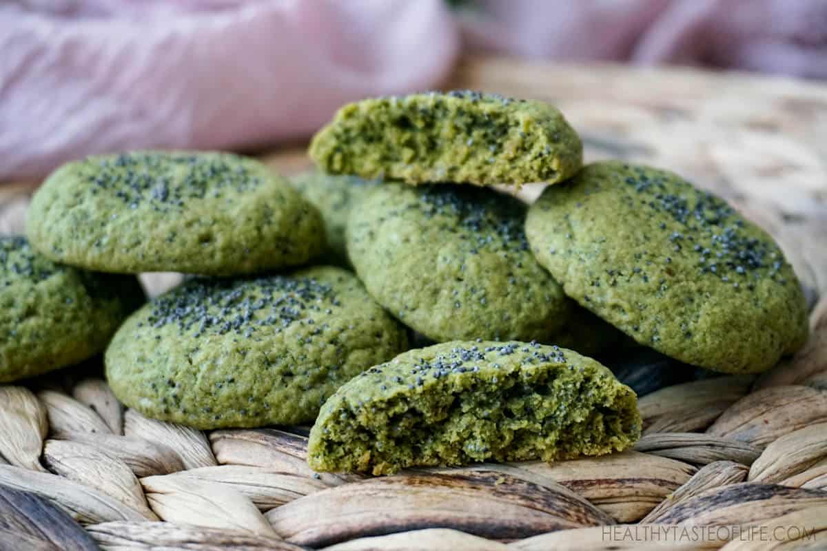 Vegan Matcha Cookies