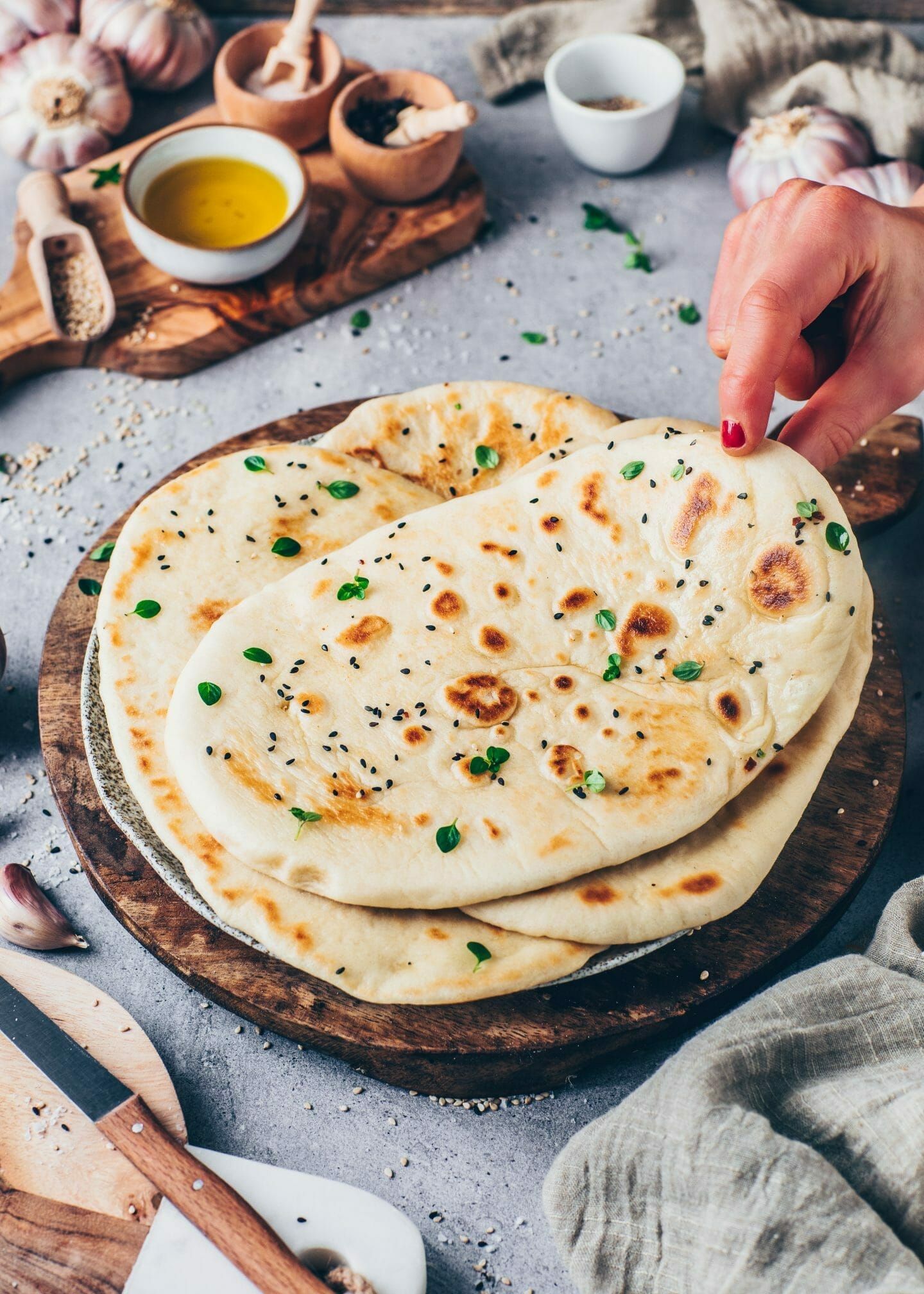 Vegan Naan Bread Easy Homemade Flatbread Bianca Zapatka Recipes