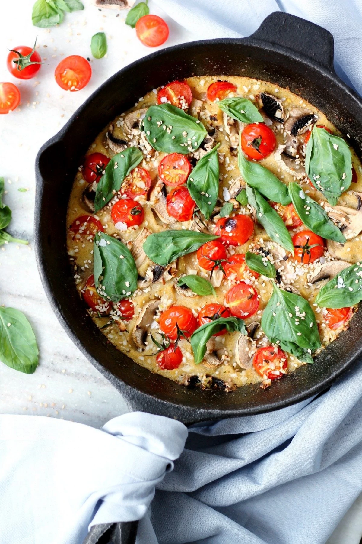 Vegan Polenta Frittata