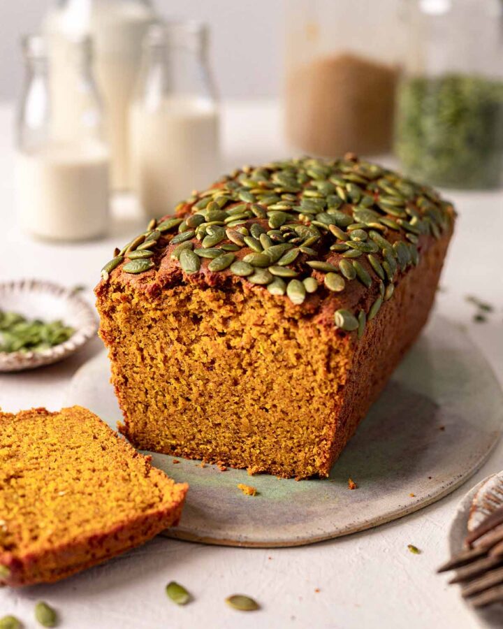 Vegan Pumpkin Bread Rainbow Nourishments