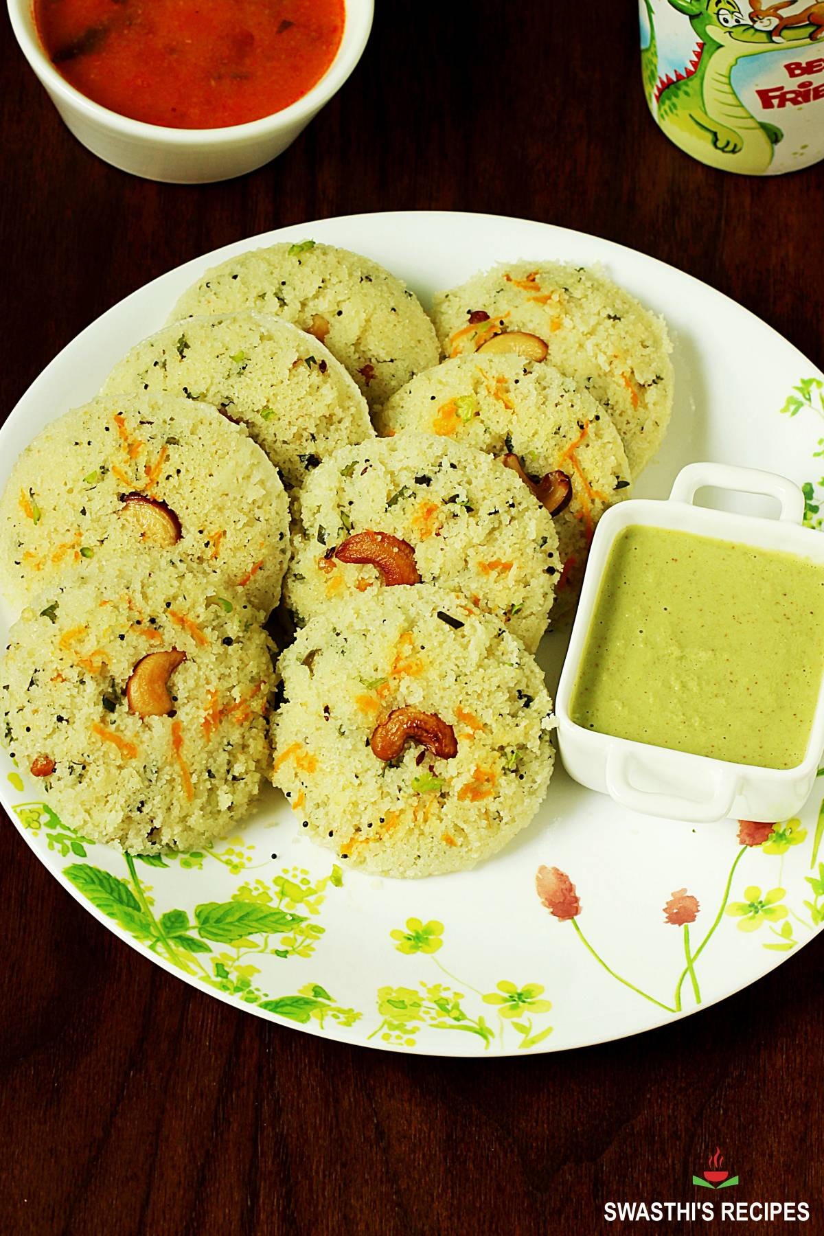 Vegetable Rawa Idli Veg Rava Idlli Recipe Healthy Breakfast Recipe