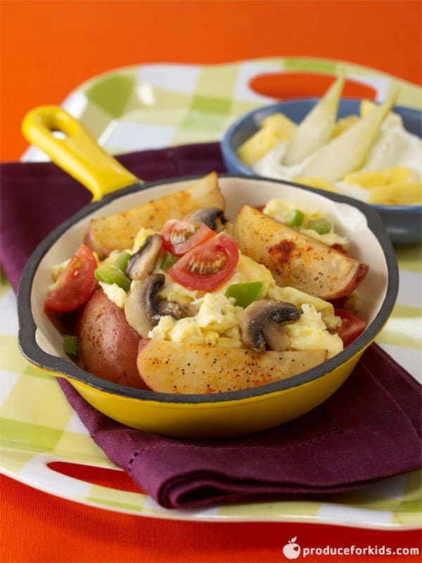 Veggie Breakfast Scramble With Potatoes Healthy Family Project