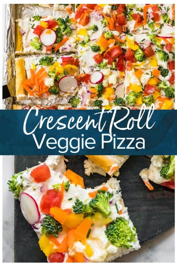 Veggie Pizza Recipe Crescent Roll Pizza The Cookie Rookie Video