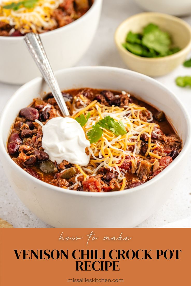 Venison Chili Crock Pot Recipe