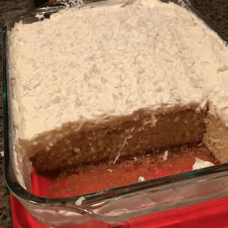 Very Moist Coconut Sheet Cake Grandma Amp 39 S Things