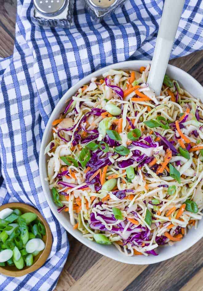 Vinegar Coleslaw No Mayo Recipe 5 Ingredients 5 Minutes