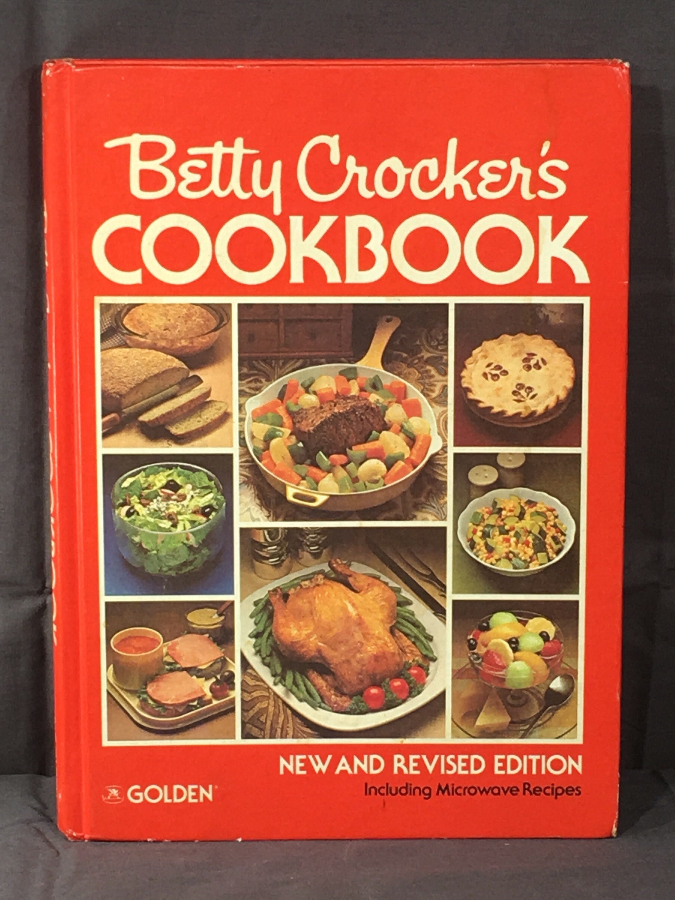 Vintage 1978 Betty Crocker Cookbook Decorative Red Yellow Recipe Book Collectible Kitchen Book