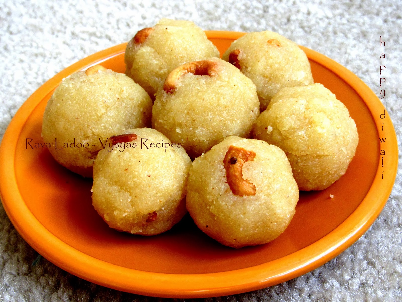 Vysya Amp 39 S Delicious Recipes Rava Ladoo Rave Unde Rava Laddu Easy Diwali Sweet