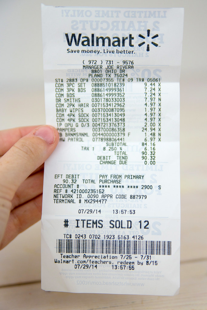 Walmart Receipts 3 Smart Ways I Use Them To Earn Free Cash Walmart