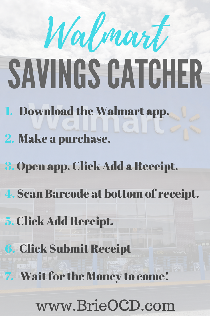 Walmart Savings Catcher What Is It And How Do I Use It Brie Ocd