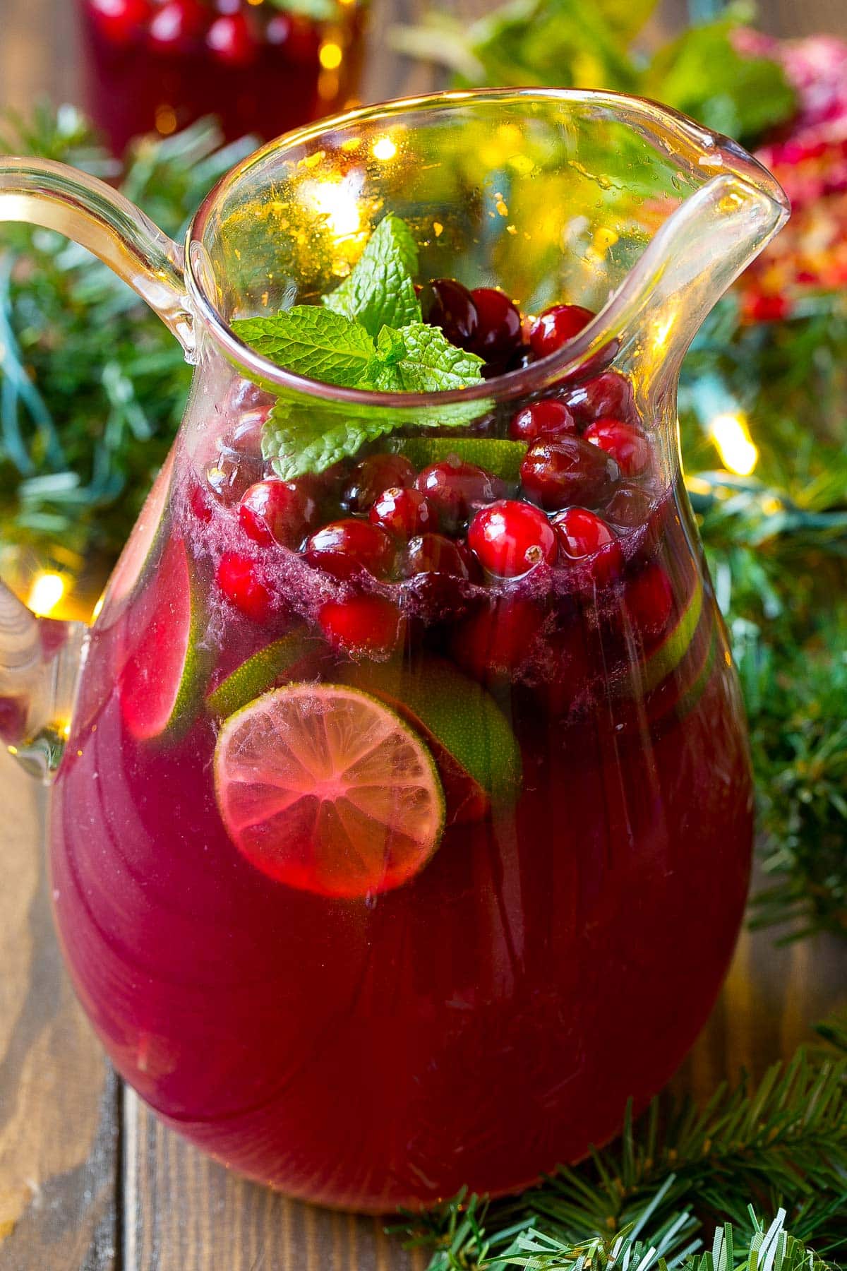 Warm Cherry Orange Non Alcoholic Christmas Punch Recipe