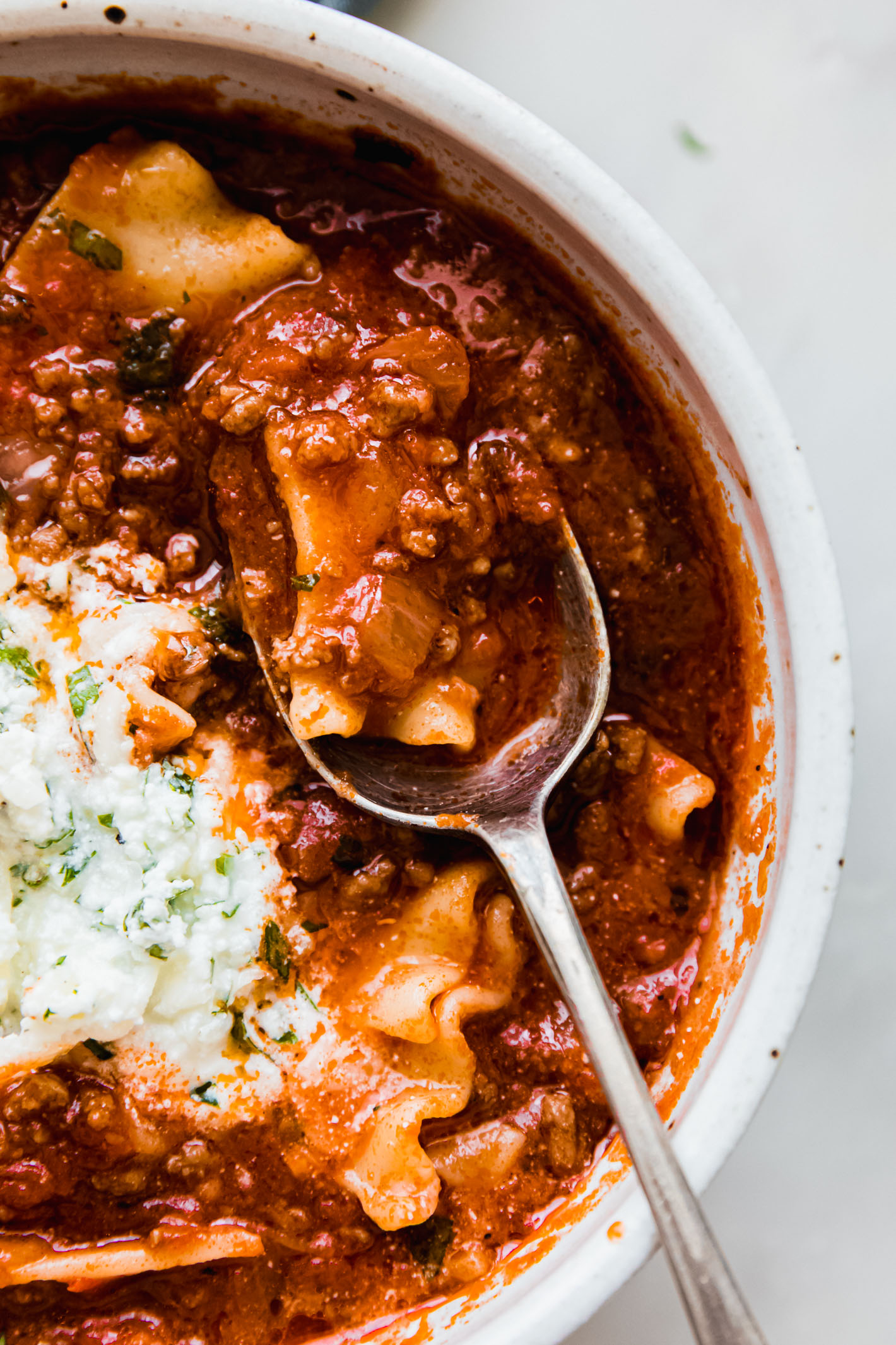 Warm Comforting Lasagna Soup Recipe Little Spice Jar