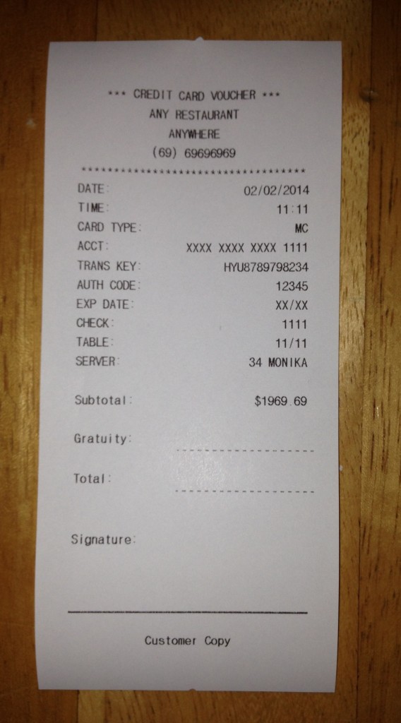 We Make You A Customized Fake Receipt For Online Or In Store Purchases