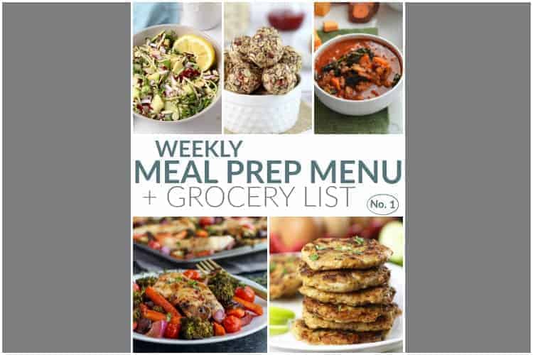 Weekly Meal Prep Menu No 1 Meal Prep For The Week Meal Prep Menu Real Food Recipes