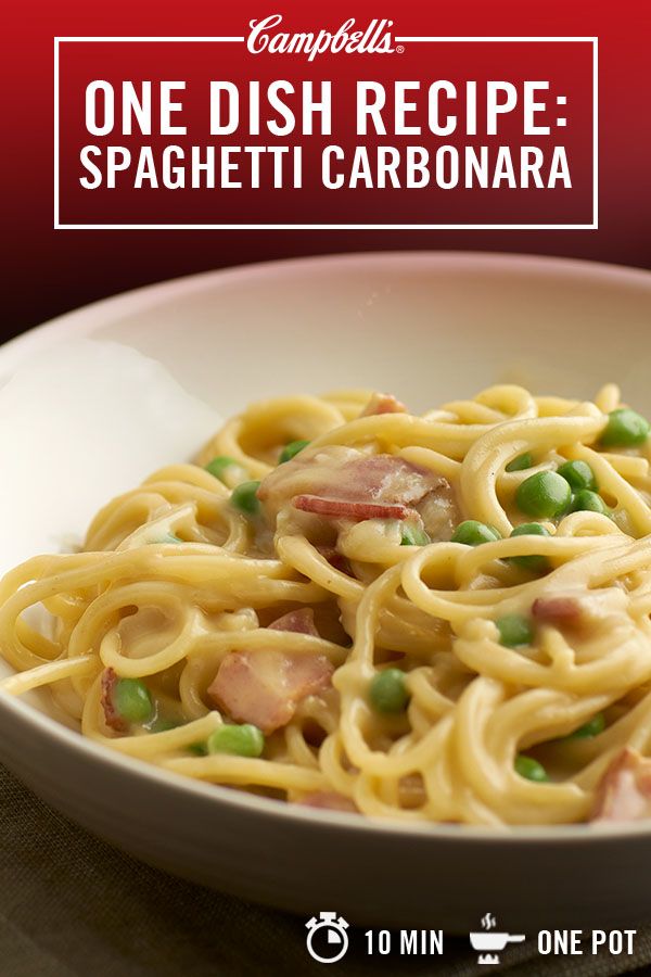 Whip Up A Creamy Delicious Spaghetti Carbonara With Only One Pot And