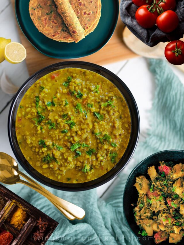 Wholesome Green Moong Dal Mung Bean Curry Living Smart And Healthy