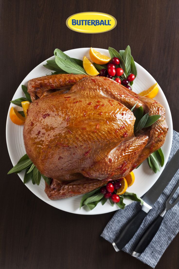 Wow Your Guests With This Cranberry Orange Glaze Roasted Turkey This