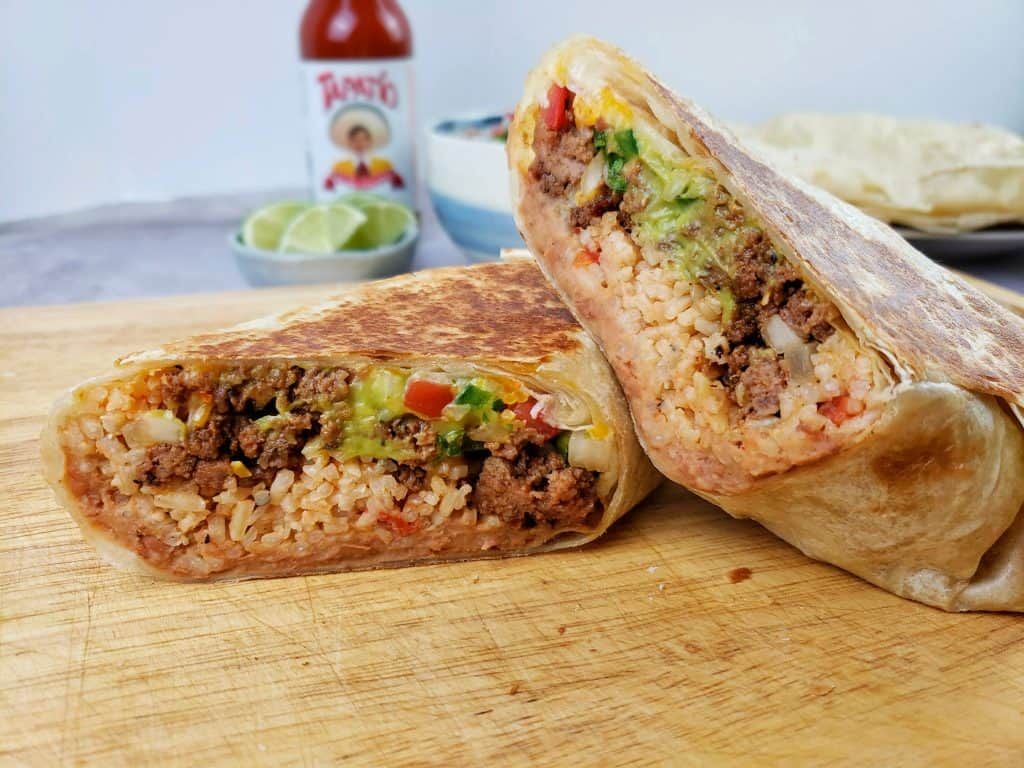 Xxl Grilled Stuft Burrito Inspired Through Food Recipe Recipes